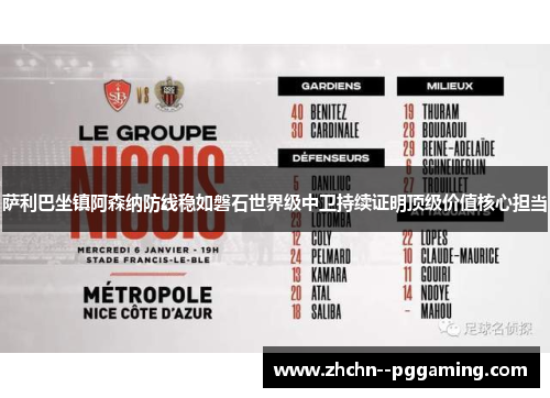 萨利巴坐镇阿森纳防线稳如磐石世界级中卫持续证明顶级价值核心担当